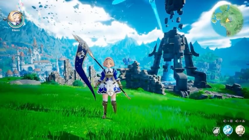 Eileen shown in DragonSword Awakening gameplay