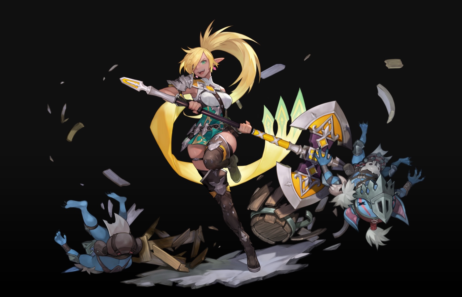 Castella official DragonSword Awakening character artwork