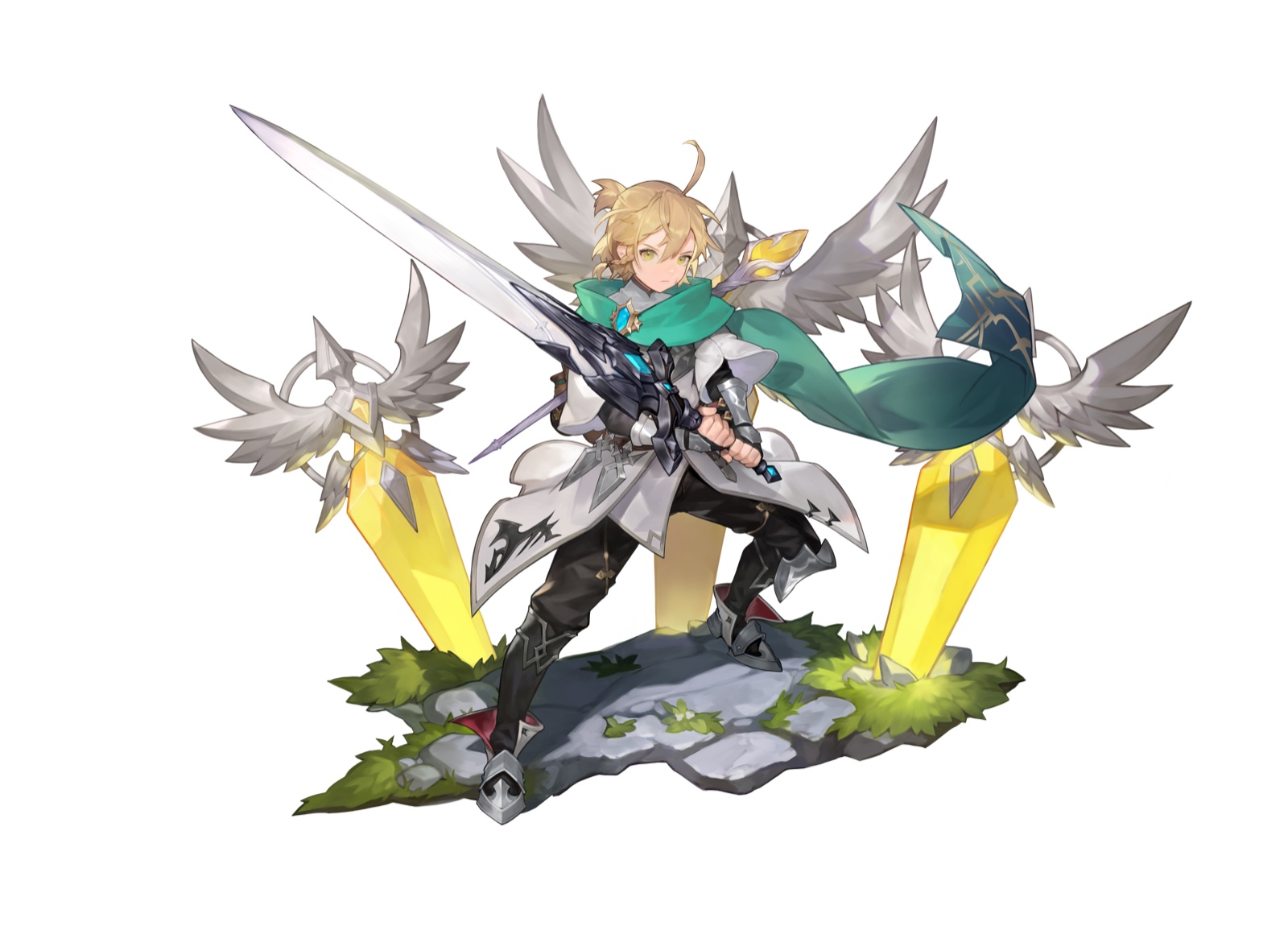Lute official DragonSword Awakening character artwork